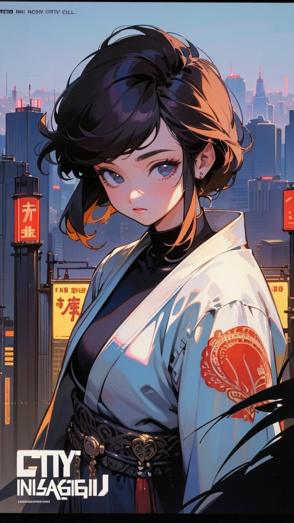 (80's, Retro), (Album cover), (masterpiece, highest quality, Intricate details), ,
girl, alone,
City scene, City of night, Tokyo, High Fashion,