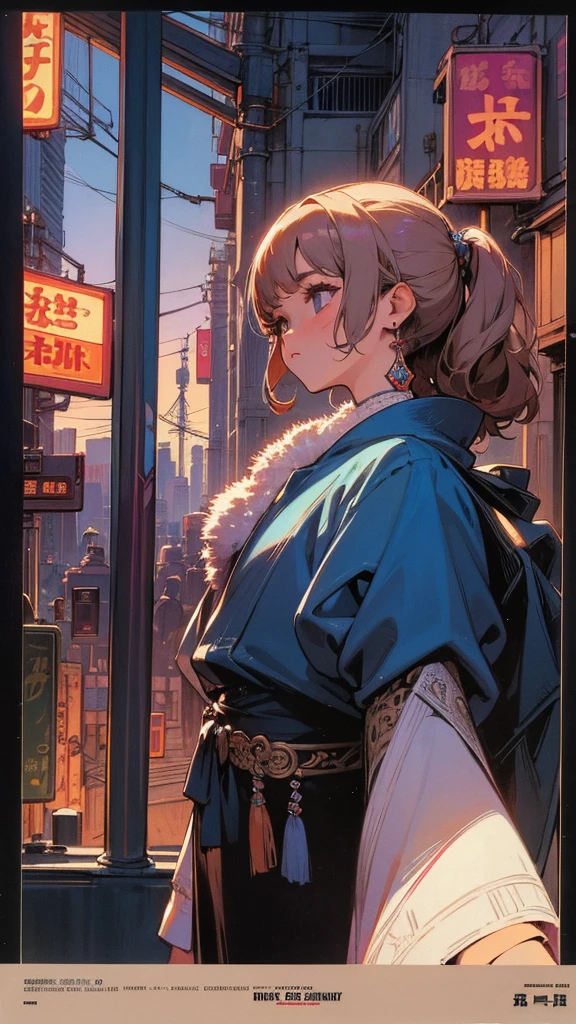 (80's, Retro), (Album cover), (masterpiece, highest quality, Intricate details), ,
girl, alone,
City scene, City of night, Tokyo, High Fashion,