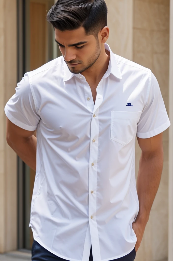 I want a presentation shirt, pied.