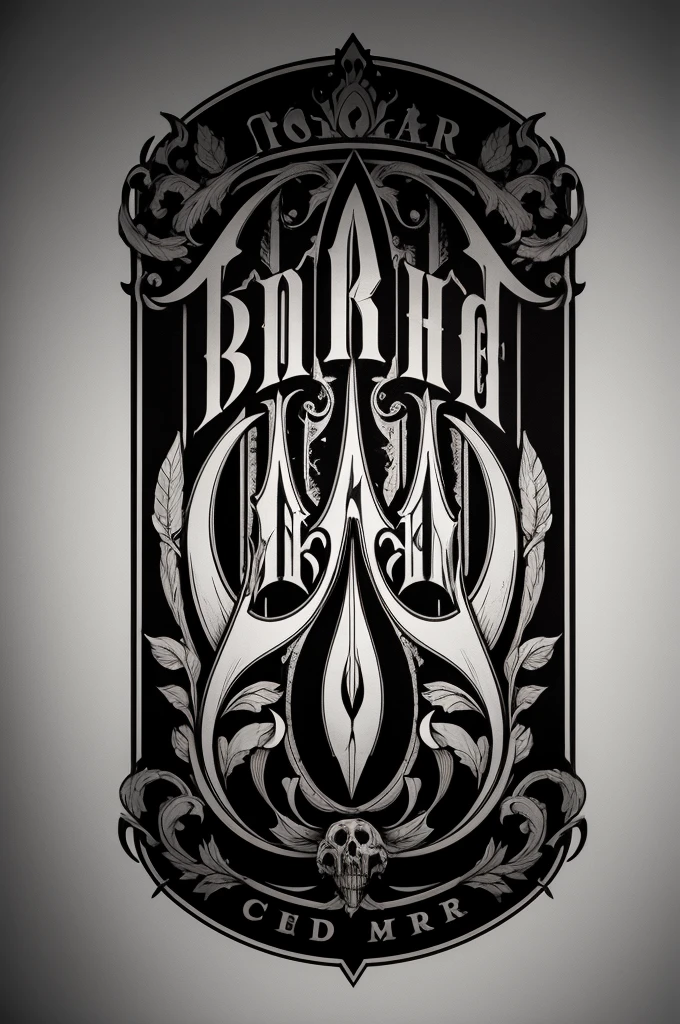 Develop a modern and macabre typography for the name 'LENDAS PELO BRASILZÃO'. Letters must have a sharp and dynamic design, with clean lines and details that evoke a sense of mystery and terror. Use shades of black and dark gray, with moody lighting effects to create dramatic contrast. Add subtle elements like elongated shadows, claws or ghostly silhouettes that emerge from the letters. The background must be black, with subtle textures or patterns that add to the sinister, contemporary atmosphere.