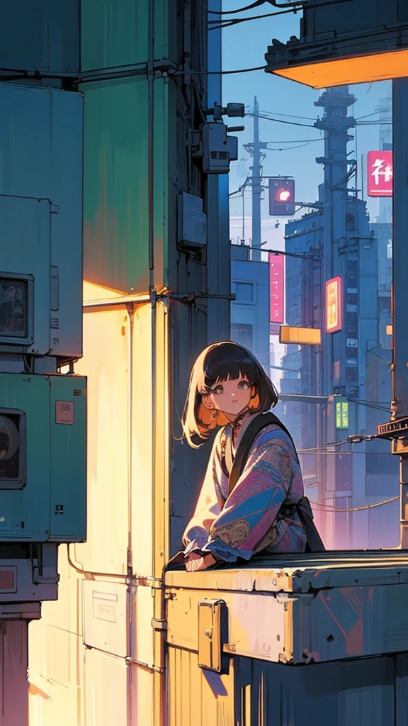 (80's, Retro), (Album cover), (masterpiece, highest quality, Intricate details), ,
girl, alone,
City scene, City of night, Tokyo, High Fashion,