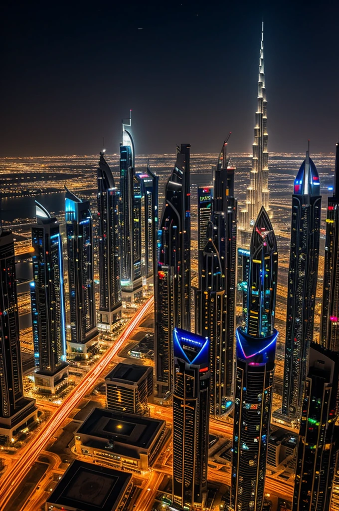 Dubai at night