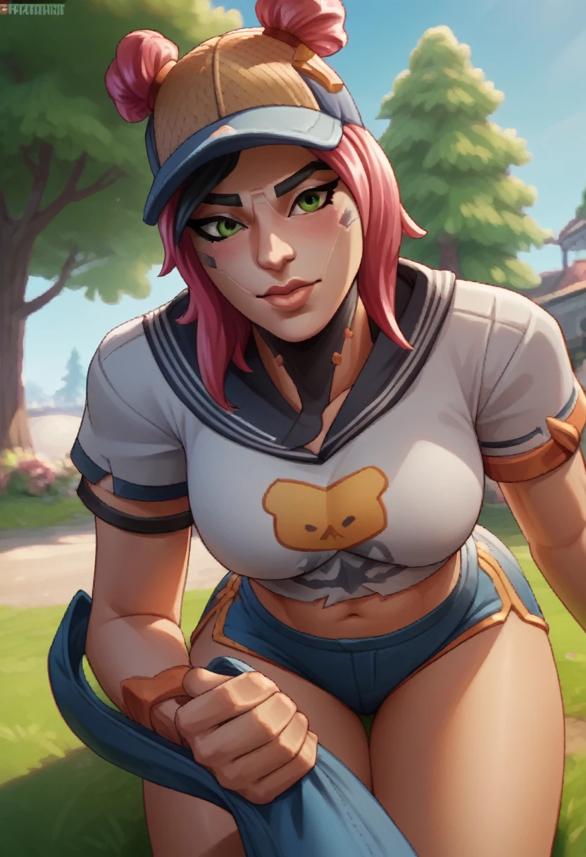 Tsuki-Android (Fortnite) legging preta