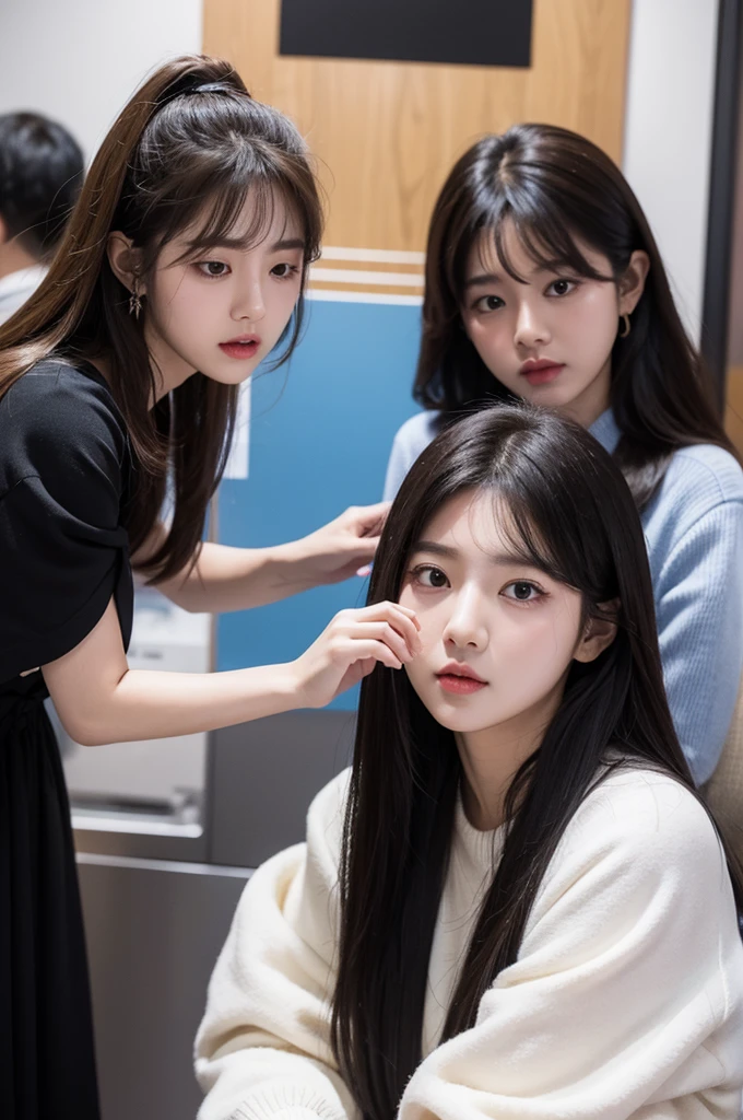 Create a profile photo for a group called eseullyn of 3 members