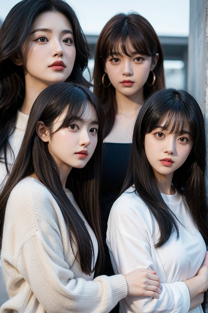 Create a profile photo for a group called eseullyn of 3 members