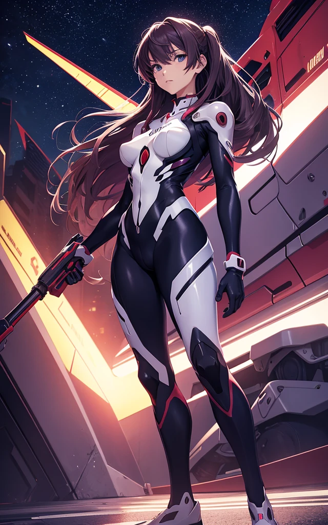 Evangelion Suit, a beauty girl, Stunning proportions