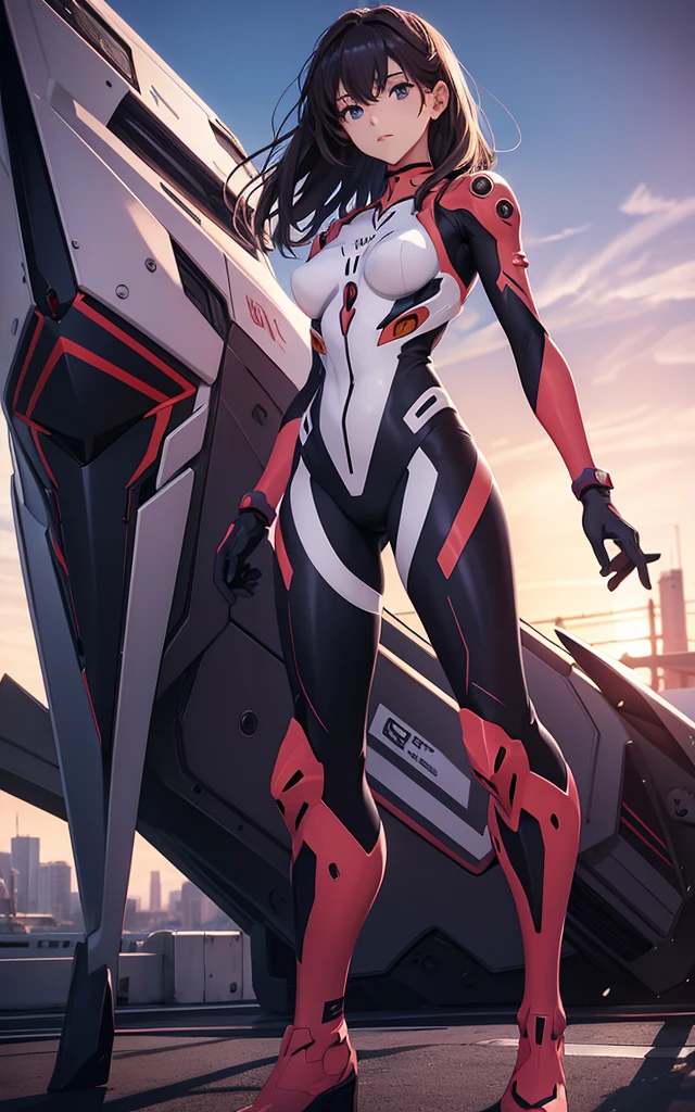 Evangelion Suit, a beauty girl, Stunning proportions