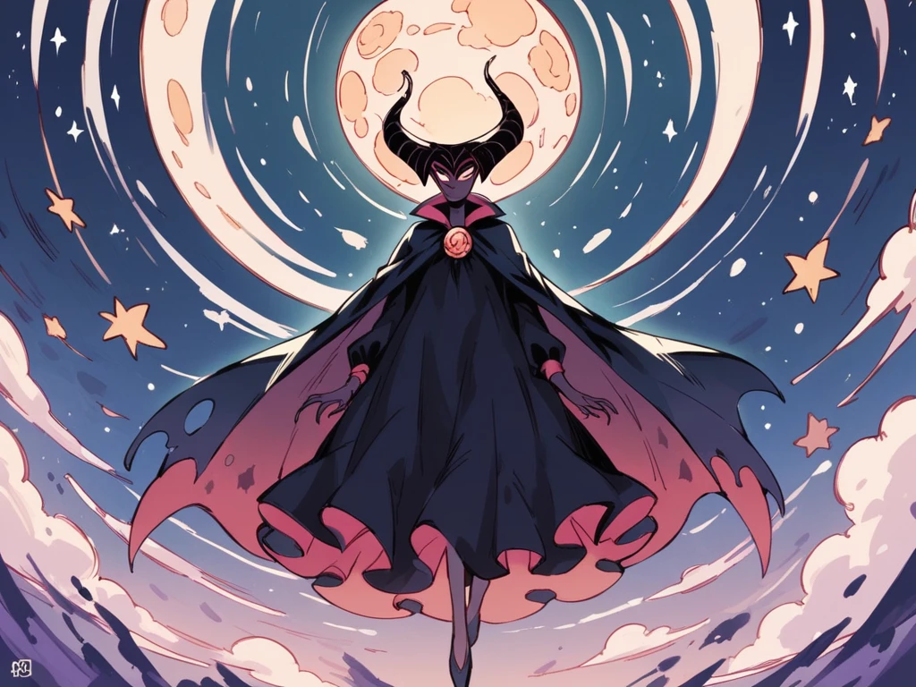 Manga cover Entity cosmic woman stars maleficent nebula dark cloak dark skin giant dark dress white details holding a planet Earth universe title multiverse volume 1 Assunção 8k HD high quality masterpiece(1.2)