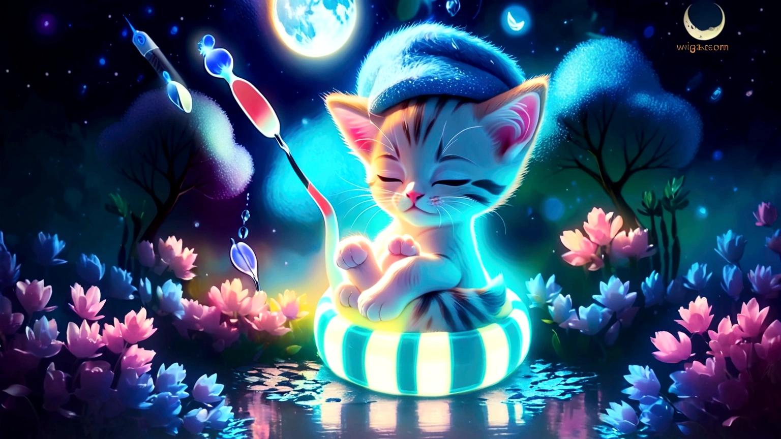 kitten sleeping