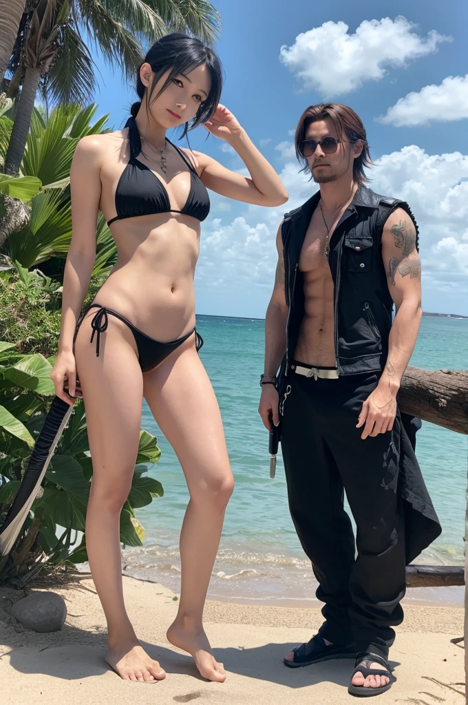 Final Fantasy 7、Elias、Full body、Bikini、Outdoor