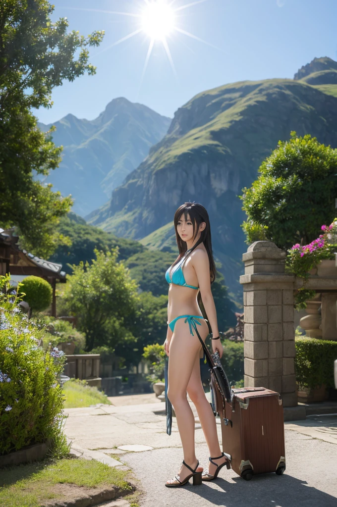 Final Fantasy 8、Rinoa、Full body、Bikini、Outdoor