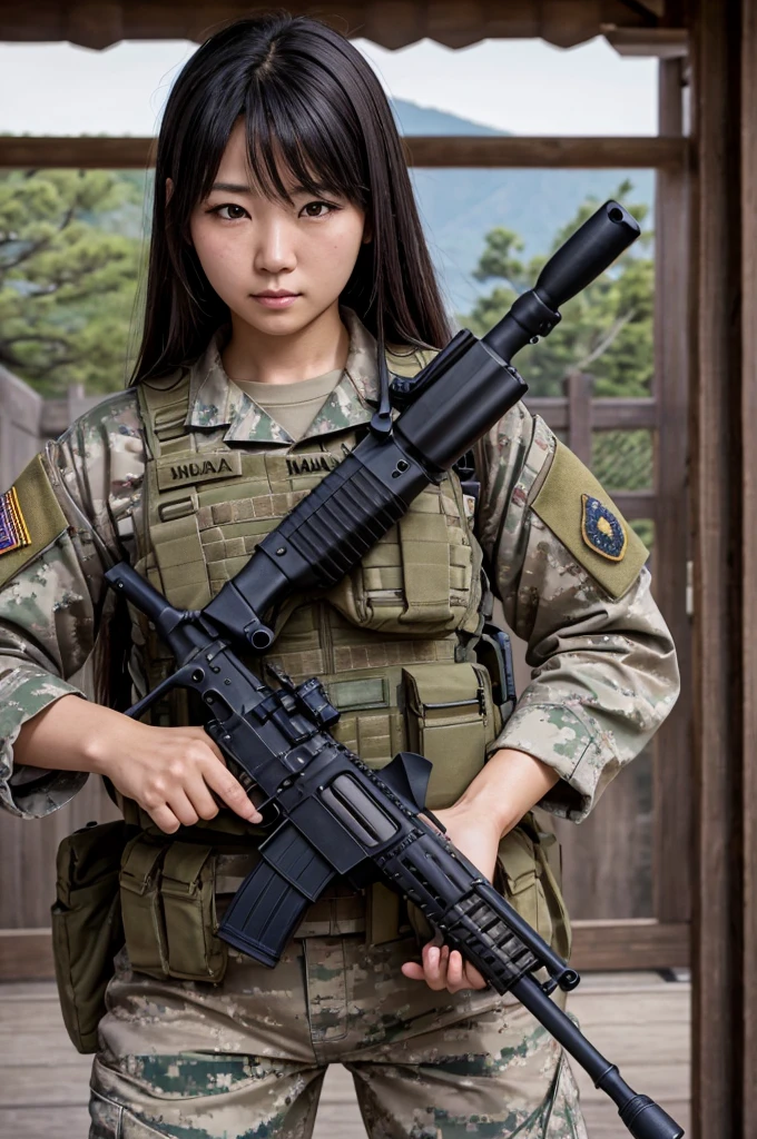 nsfw,(Highest quality:1.2),32k HDR,High resolution,Japanese women in the U.S. military,Holding an automatic rifle,have a tense look on one's face,Bulletproof vest,Backpack,Japanese women,A detailed depiction of the Hulk wielding an automatic rifle in a post-apocalyptic world,Check out the realistic skin texture of the Hulk,Capture every subtle detail,The scene should be gritty.,Debris and impurities scattered around,Dimly lit basement,ruins,Inside the room,Contrasting with the desolate background,Images must be of the highest quality,High resolutionとフォトリアリスティックなレンダリング.((first round)),((Torn clothes)),((Detained)),((rope,rope,Lock)),((Nipples)),((Nipplesを出す)),((Stick out your crotch)),