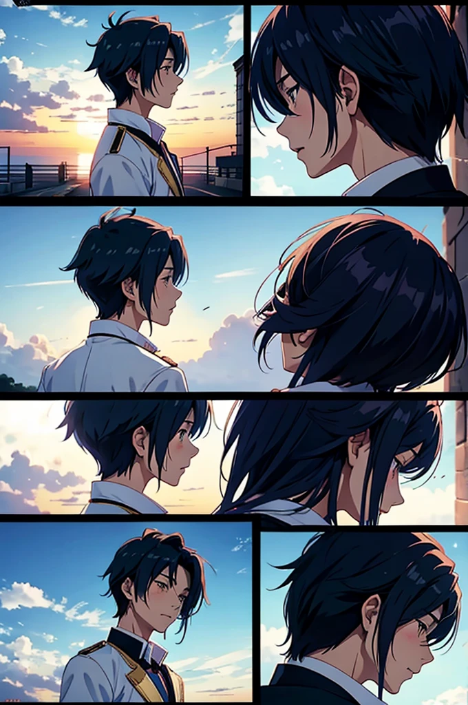 Emotional goodbyes between Kaito and Miyu