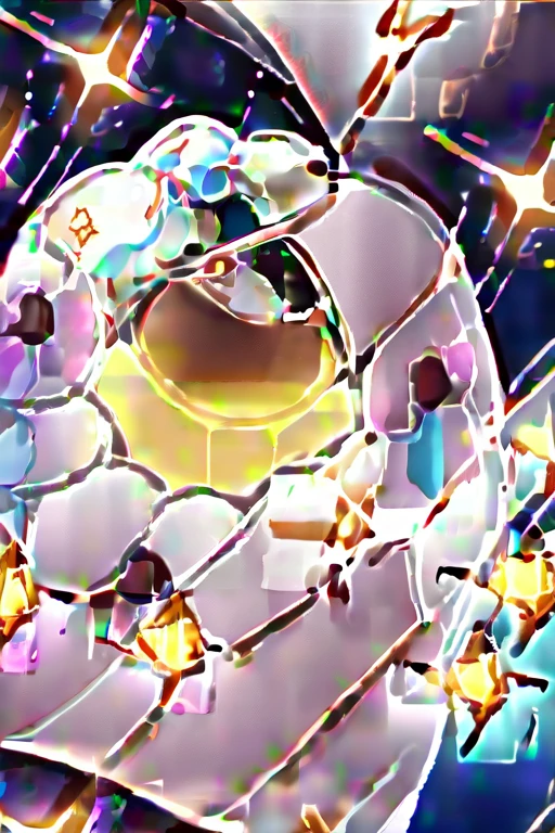 ((Лучшее качество)), ((шедевр)), (подробный), Draw a half-naked sparkle from the game Honkai star rail