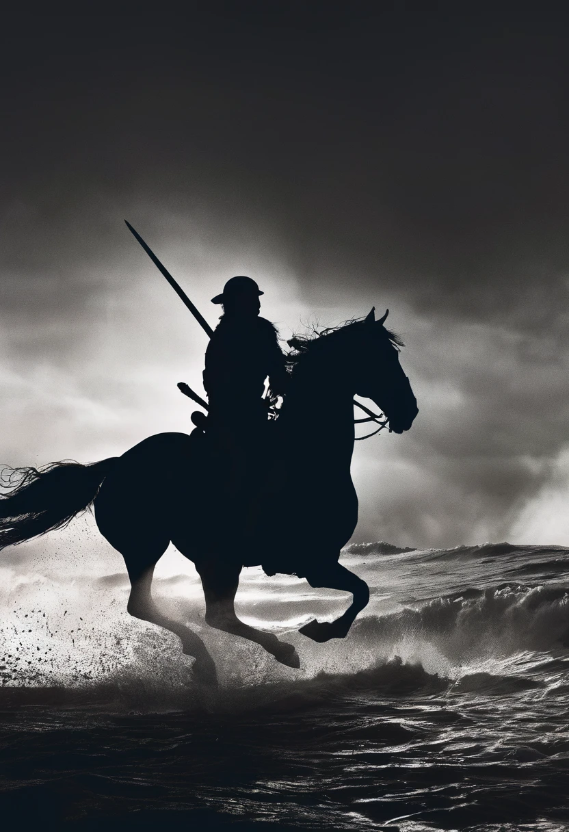 And in the midst of so much devastation, I saw a shadowy silhouette of a man riding a horse, wielding a sword and annihilating several Amazons. 
