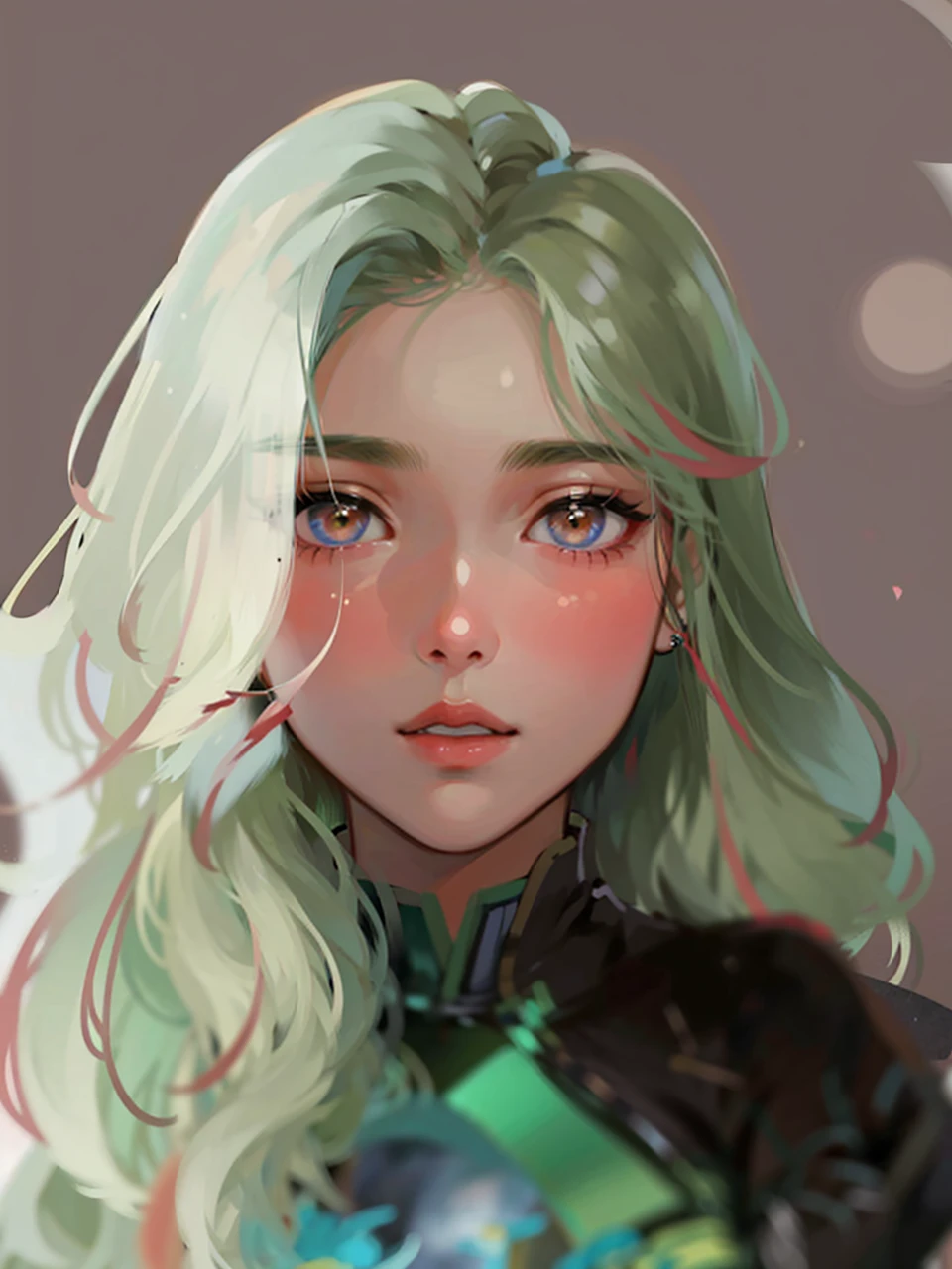 there is a woman that is looking at herself in the mirror, young lovely Korean faces, Soft portrait shot 8 K, Gorgeous young Korean woman, Beautiful young Korean woman, portrait of female korean idol, wan adorable korean face, jaeyeon nam, beautiful Korean women, young cute wan asian face, 8K Artgerm bokeh, cute korean actress