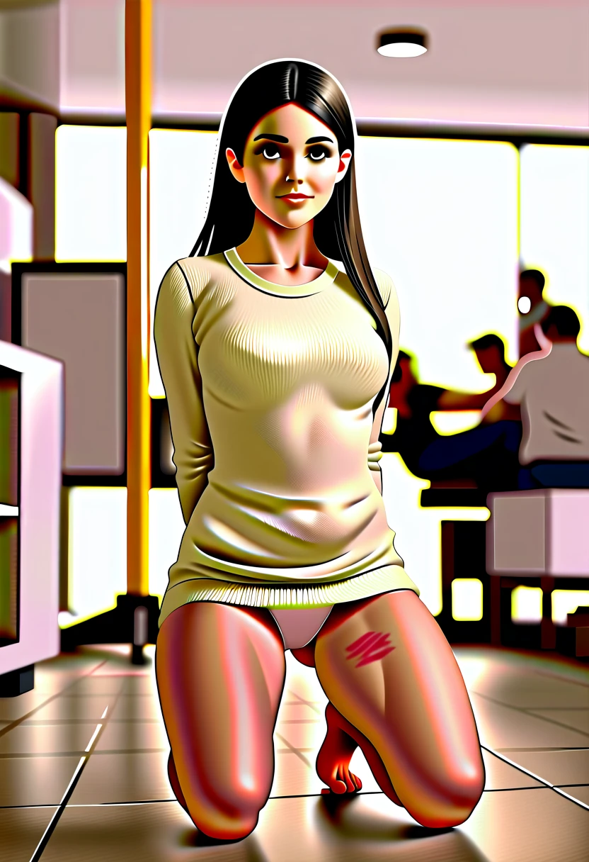 Beauty mother-in-law Height difference shopping Supermarket Black Hair Straight long hair hairpin White knitted sweater ((Mother and daughter have beautiful breasts)), mini skirt squat White panties, broken home, gang, (masterpiece), best quality, expressive eyes, perfect face, ((a teary beautiful kid girl being spanked)), unclad, skirt lifted, (red bottom), pinned down, puffy nips, damsel in distress, ((cute body)), (thighs spread open),ryona, short, slap mark, dripping, spurting
