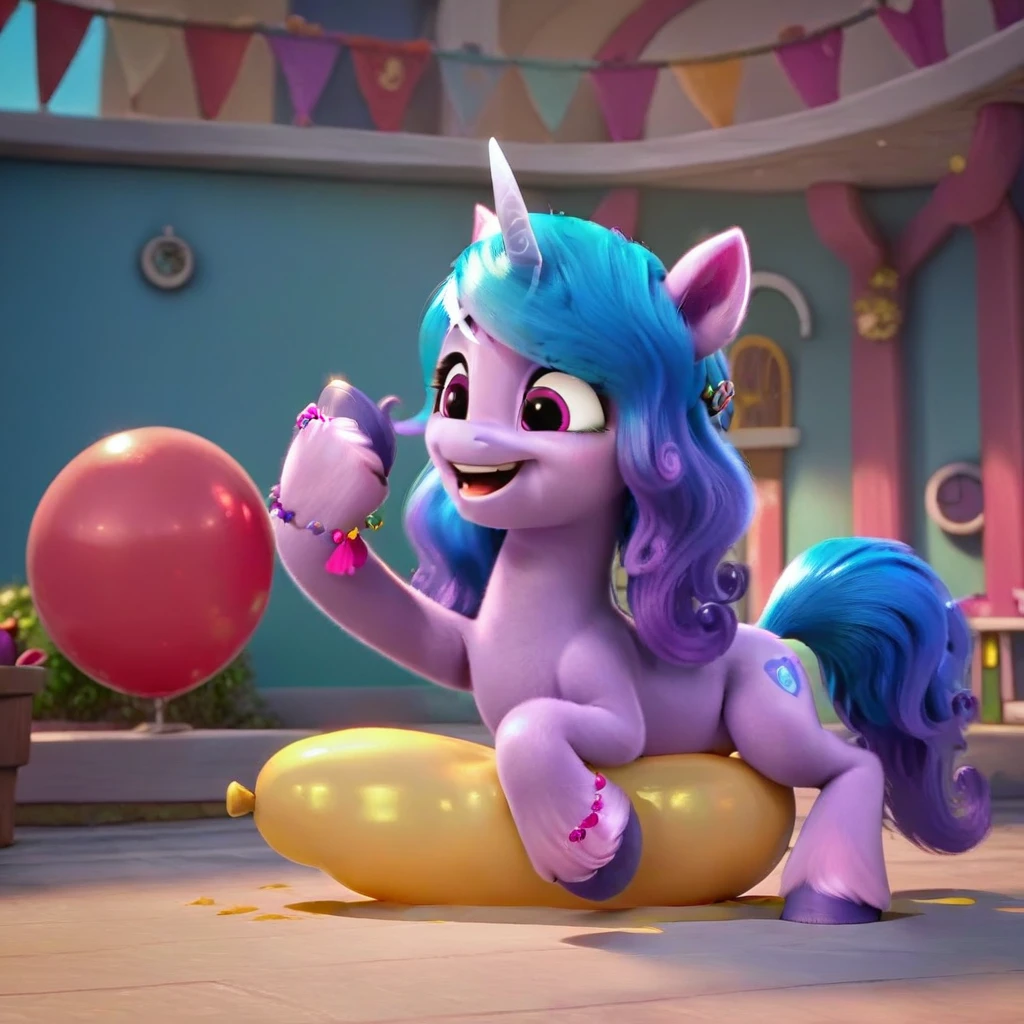 score_9, score_8_up, score_7_up, score_6_up, score_5_up, score_4_up,
female, Izzy Moonbow, solo, looner, nonpop, balloon nonpop, detailed background, party, selfie, fanservice, plot, balloon fetish, balloon support, 3d, hd, 4k, solo,
safe, rating safe,
spread legs, plot, blowing up balloons, balloon blowing, wide hips, arched back, overinflated balloon, tight balloon, necked balloon, translucent balloon, white star print on balloon, balloon inflation, bouncing, squeaking, noisy, loud,
My Little Pony: Make Your Mark, My Little Pony: A New Generation, cinematic, dynamic angle, depth of field, bloom, subsurface scattering
