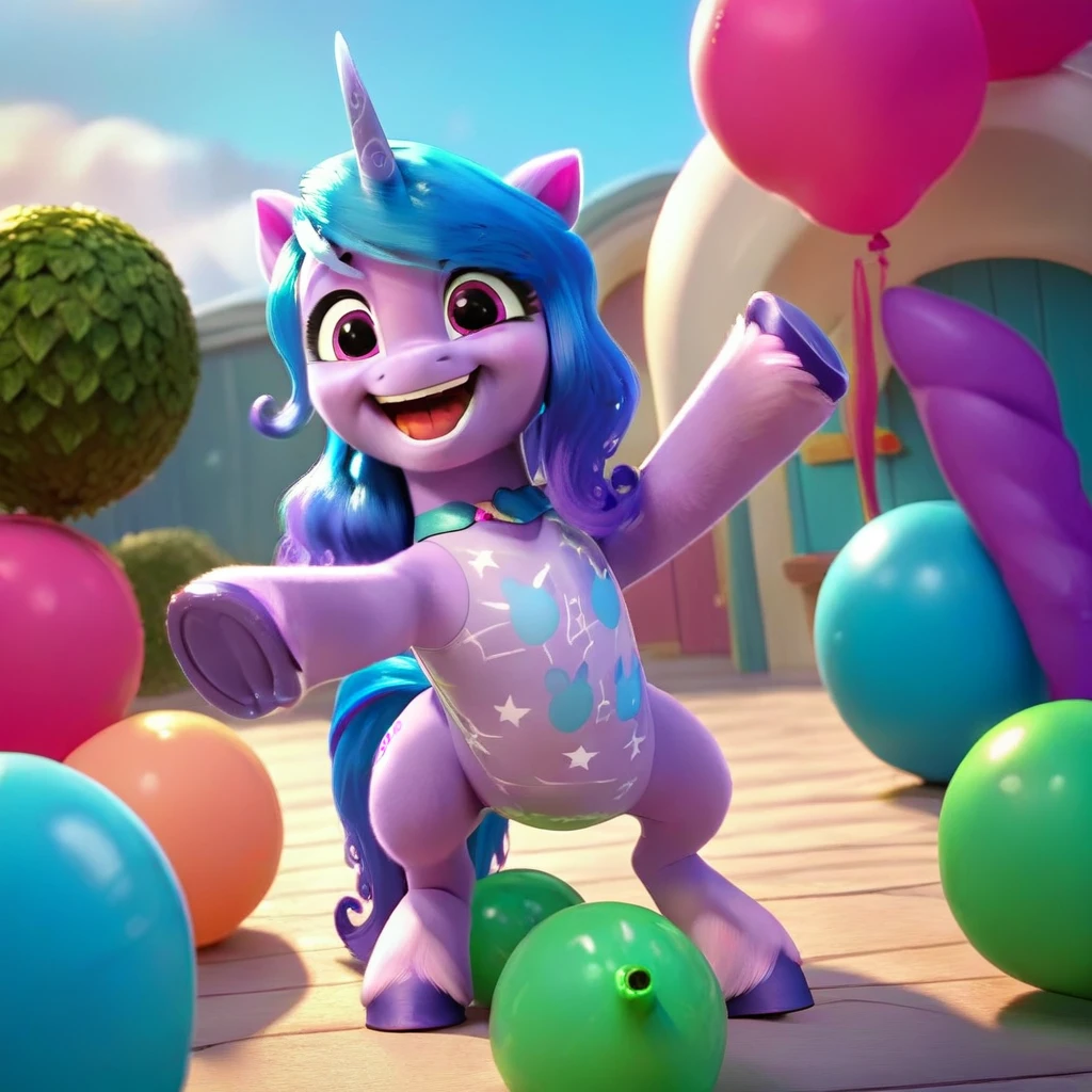 score_9, score_8_up, score_7_up, score_6_up, score_5_up, score_4_up, 
female, Izzy Moonbow, solo, looner, nonpop, balloon nonpop, detailed background, party, selfie, fanservice, plot, balloon fetish, balloon support, 3d, hd, 4k, solo,
safe, rating safe,
spread legs, plot, blowing up balloons, balloon blowing, wide hips, arched back, overinflated balloon, tight balloon, necked balloon, translucent balloon, white star print on balloon, balloon inflation, bouncing, squeaking, noisy, loud,
My Little Pony: Make Your Mark, My Little Pony: A New Generation, cinematic, dynamic angle, depth of field, bloom, subsurface scattering