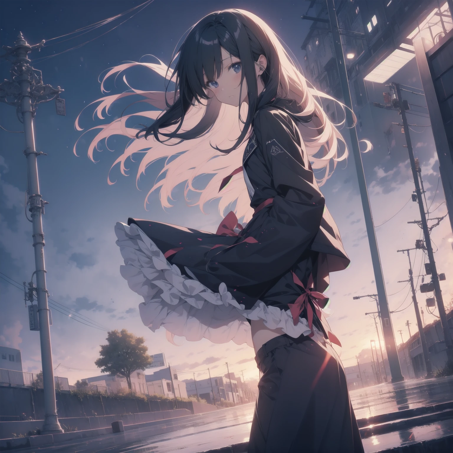ultra-absurdres-Top quality by artist God, ultra-detailed, high resolution, anime moe artstyle, best anime 8k konachan wallpaper, pixiv contest winner, pool:2810, perfect anatomy,break, 1girl, (Detailed Lighting), (Detailed background),outdoors. break,super detailed skin, Best cinematic lighting powered by famous artist, 8k,beauty illustration,photoshop_(medium),very aesthetic,break,((artist:toosaka_asagi )), artist:clamp ,artist:carnelian ,artist:kantoku ,