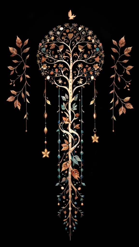 circular tree,four seasons,spring,summer,autumn,winter,leaves,roots,branches,trunk,ornate border,decorative,digital illustration,artwork,movement,time,swirling background,dark background,vibrant colors,natural,life cycle,growth,change,nature,life,peace,harmony,spirituality,symbolism,digital art,illustration,painting,graphic design,art,design,digital media,online art,visual art,fine art,fantasy