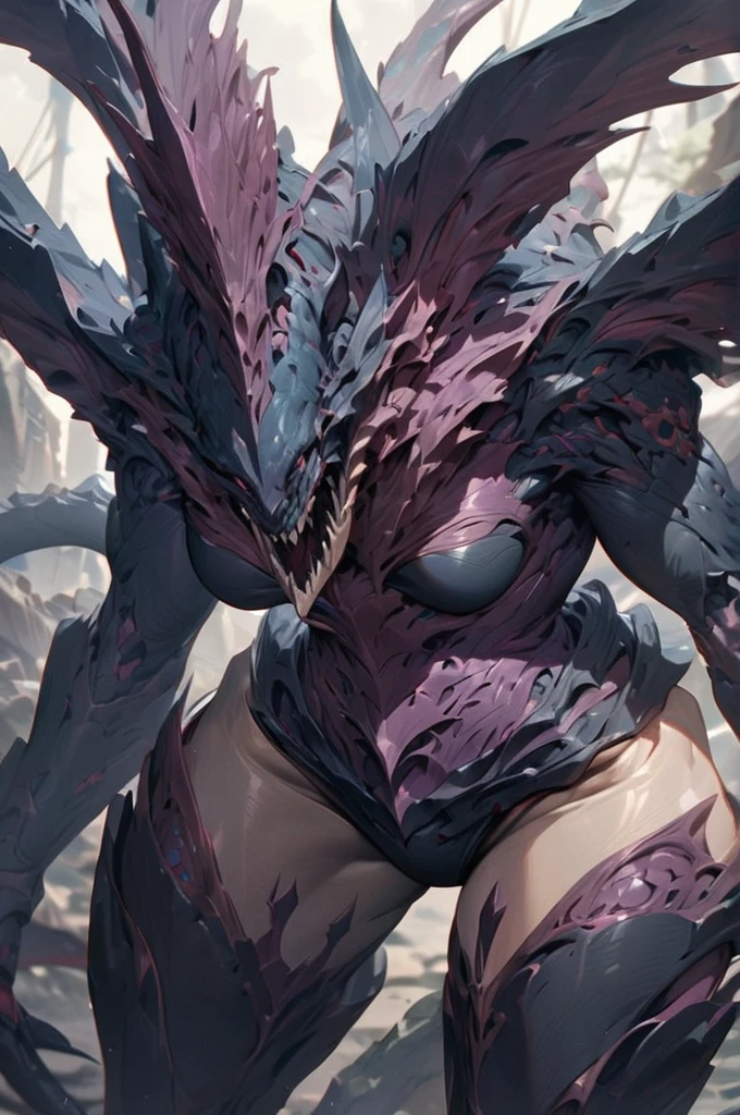 ((Best quality)), ((masterpiece)), (detailed), sexy monster