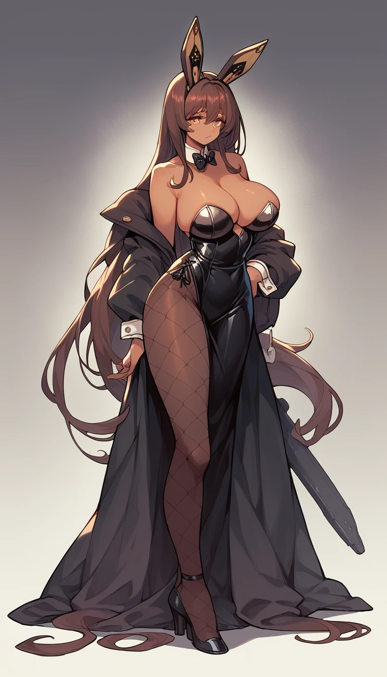 Noir (nod) black bunny big breasts and full body
