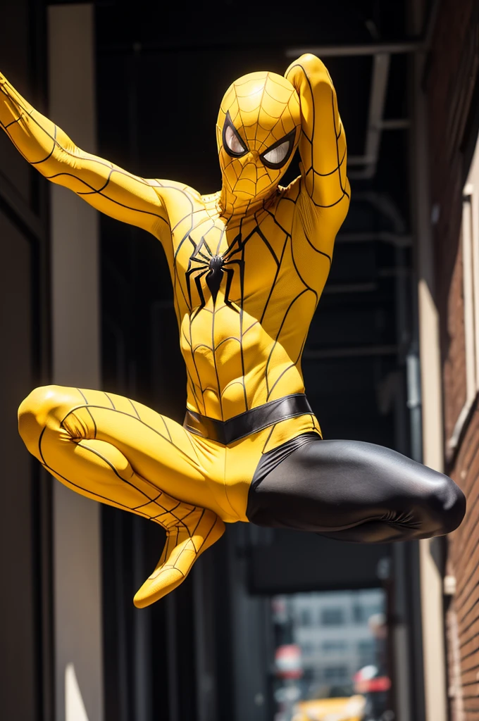 yellow spider man