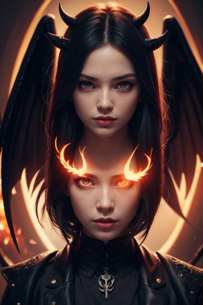 Woman , bright, Lucifer , death , 4K