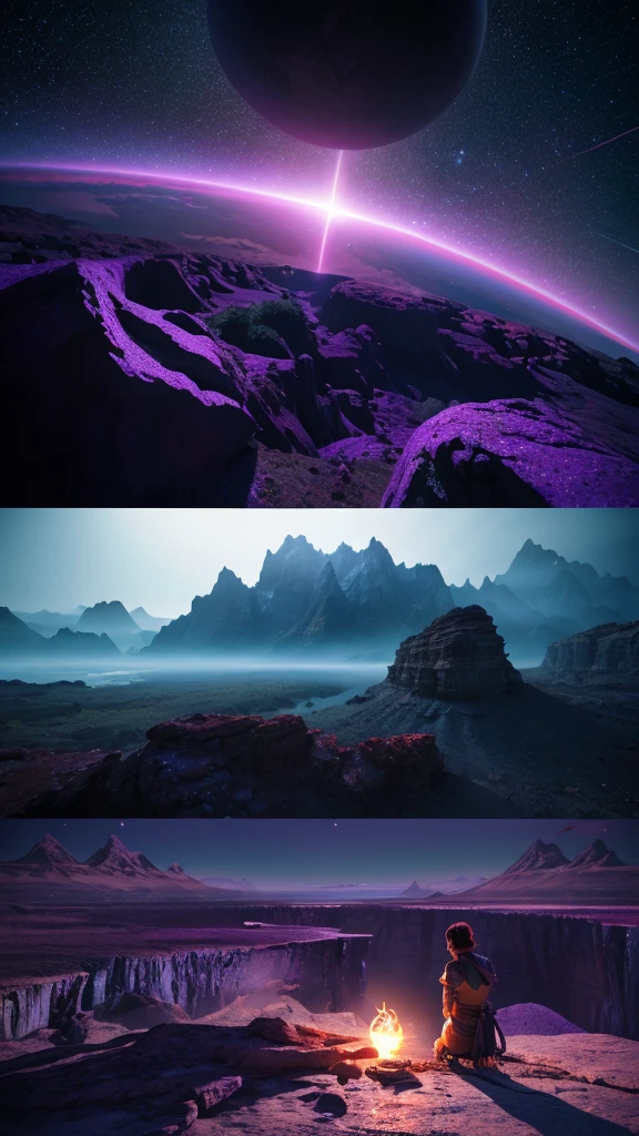 universeからの惑星, universe, purple, land, Ocean, alien, solar system, colorful, Fruitful, live, alien land, purple Oceans, ice, bird, Planets light years away, big, solar system外惑星, 8K resolution, Super detailed, Fantasy atmosphere, Centered, dream-like, Exquisite detail, cinematic lightening, Unreal Engine, Realistic, Realistic, Super detailedな, Insane Details, Super Resolution, Megapixels, FKA, Thai, RTTX 10.0, SSAO, Post-processing