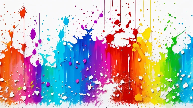 Colorful paint splattering on a white background, Paint splashes to the center, Paint splashes, Paint spills, 鮮やかなPaint splashes, Paint splashes and splashes, Acrylic paint splashes, Paint splashes, Paint splashes, Paint splashes, Paint splashes, Paint Drop, Splash Paint, Splashes of color, Splashes of color