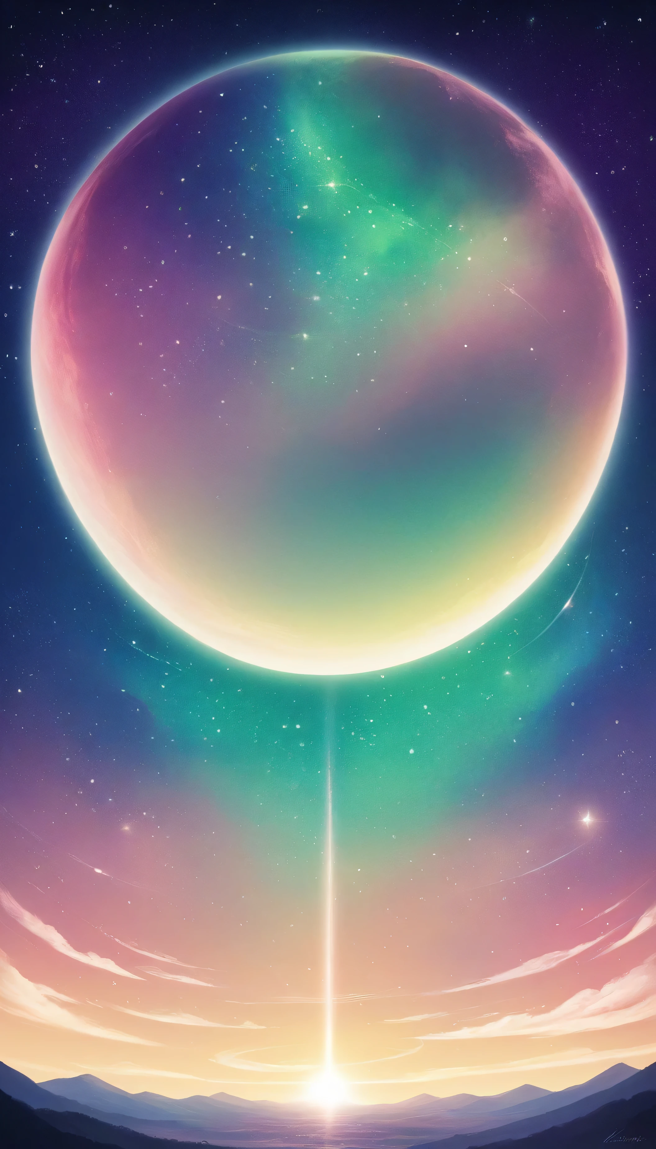 Arafeed image of a pink sky with stars and a pink moon, Great background, Green shades of night sky , Beautiful Wallpapers, Beautiful green night sky, Great background, Amazing Paper Wallpaper, Galaxy Sky, Beautiful sky, Green and pink sky shades, Space Sky, Space Sky, beautiful photo, Colorful Sky, During the Meteor Storm, Beautiful sky, Magical colors and atmosphere