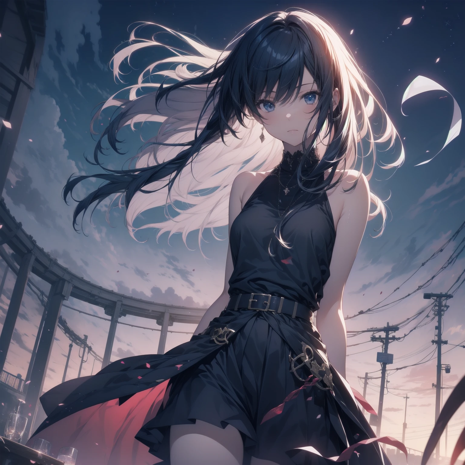 ultra-absurdres-Top quality by artist God, ultra-detailed, high resolution, anime moe artstyle, best anime 8k konachan wallpaper, pixiv contest winner, pool:2810, perfect anatomy,break, 1girl, tank top, (Detailed Lighting), (Detailed background),outdoors. break,super detailed skin, Best cinematic lighting powered by famous artist, 8k,beauty illustration,photoshop_(medium),very aesthetic,break,((artist:toosaka_asagi )), artist:clamp ,artist:carnelian ,artist:kantoku ,