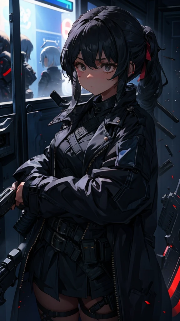 With a gun、Woman wearing a black jacket, from Girls&#39; Frontline, Girls&#39; Frontline style, Fine details. Girls&#39; Frontline, Girls&#39; Frontline cg, From Arknights, Girls&#39; Frontline, Automated Kidney, Girls&#39; Frontline universe, Amazing anime 8k, 2b nier automata, m4 sopmod ii Girls&#39; Frontline, Best anime 4k konachan wallpaper, 2b
