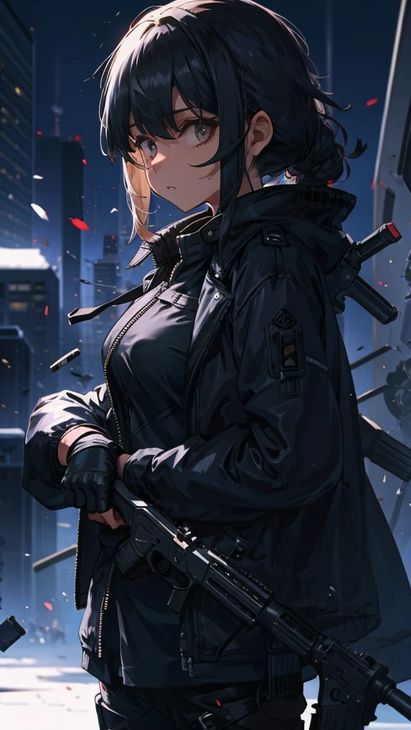 With a gun、Woman wearing a black jacket, from Girls&#39; Frontline, Girls&#39; Frontline style, Fine details. Girls&#39; Frontline, Girls&#39; Frontline cg, From Arknights, Girls&#39; Frontline, Automated Kidney, Girls&#39; Frontline universe, Amazing anime 8k, 2b nier automata, m4 sopmod ii Girls&#39; Frontline, Best anime 4k konachan wallpaper, 2b
