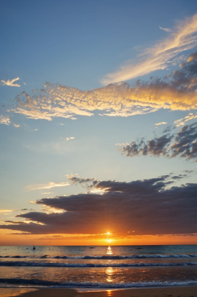 Sunset at the beach