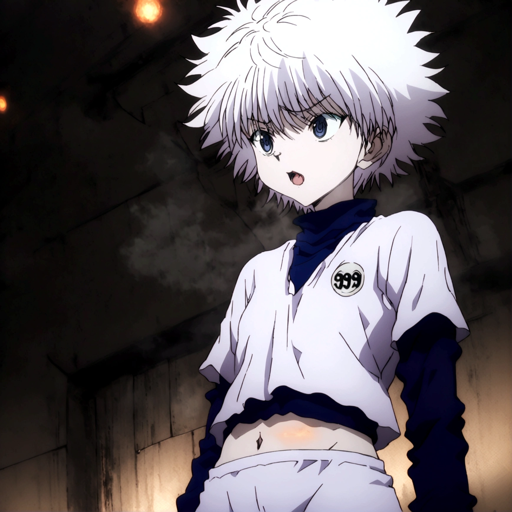 killua ahegao navel  