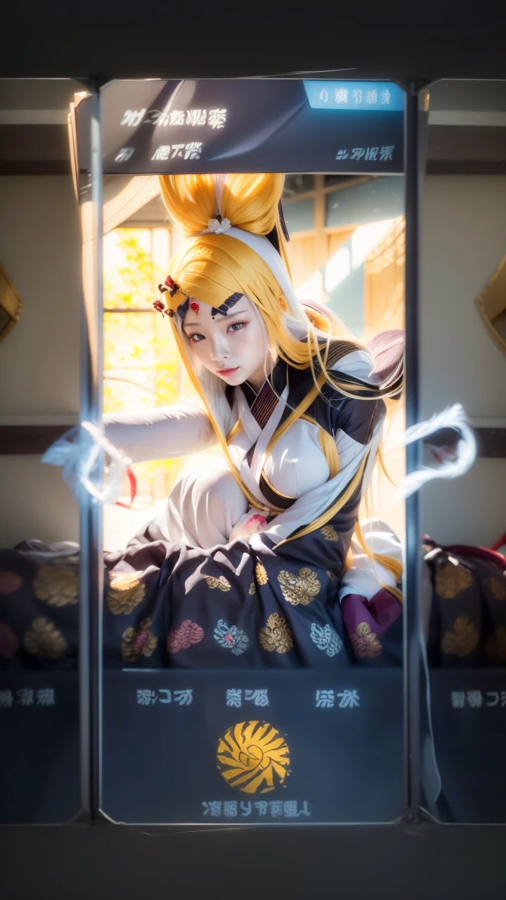 Kaguya otsutsuki. A woman was sitting in a room. She was seen wearing a black kimono. Purple. With a gold line. Yang wisdom. She looks like she has silver hair. Straight up. Unraveling. Very long. And not tied. He also has a pair of brown horns. His skin was so pale white. He looked into the camera. So pretty. Tempting. And realistic.