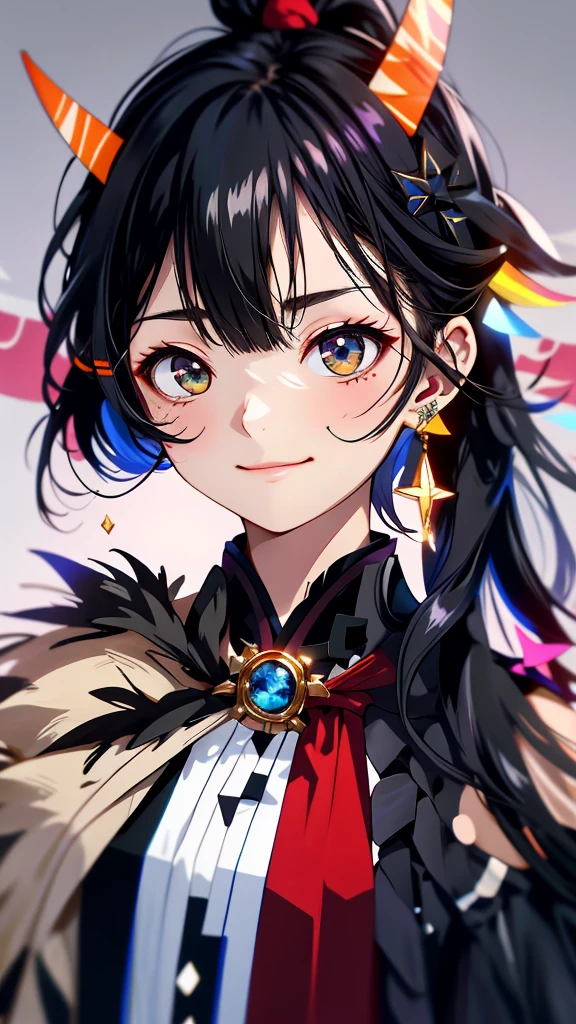 Black Hair, bangs, curtained hair, crossed bangs, Long Hair, Messy Hair, ponytail, とてもLong Hair, Black Hair, bangs, curtained hair, crossed bangs, Long Hair, Messy Hair, ponytail, とてもLong Hair, Big Hair, (()), Hair Ears, Tying up hair, Hair flap, widow peak, headgear, Hair Ribbon, Hairpin, Hair Pod, 白いHair Ribbon, Mole under the eye, Raise your eyebrows, eyeball, Wicked Smile, crazy, shy, Frowning, Juru, dark (Performance), Captivating smile, Anime Big Tits, Minimalism, Anime Style, Anime Big Tits, Minimalism, Anime Style, viewing angle, ((Photograph the whole body)), Hyper HD, retina, masterpiece, Accurate, Textured skin, Super detailed, high quality, Attention to detail, Awards, 最high quality, High resolution, 16K, Hyper HD, retina, masterpiece, Accurate, Textured skin, Super detailed, high quality, Attention to detail, Awards, 最high quality, High resolution, 16K((Beautiful yukata))((Old cityscape background))