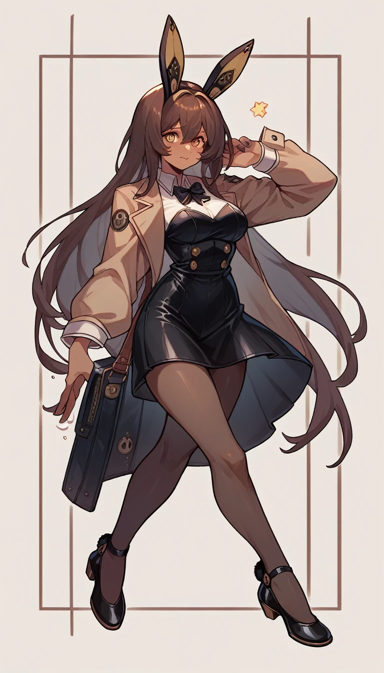 Noir (nod) bunny black big  and full body hentai