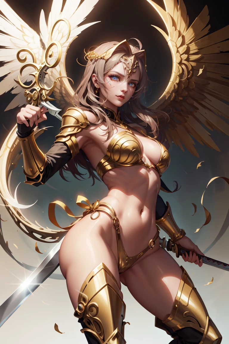 golden swordsman angel, sexly