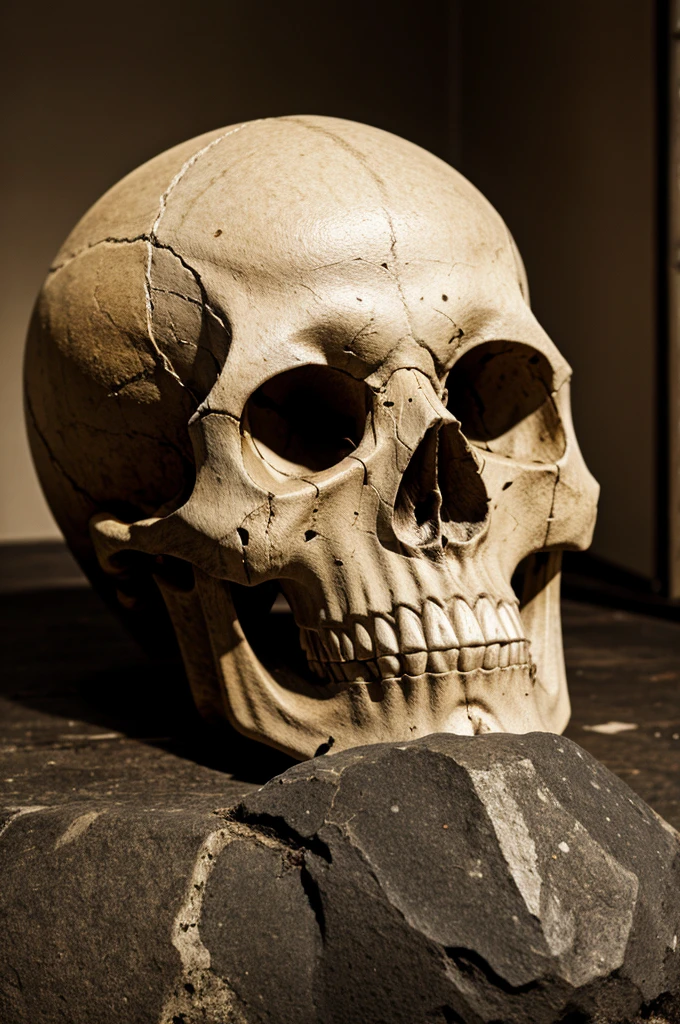 A skull