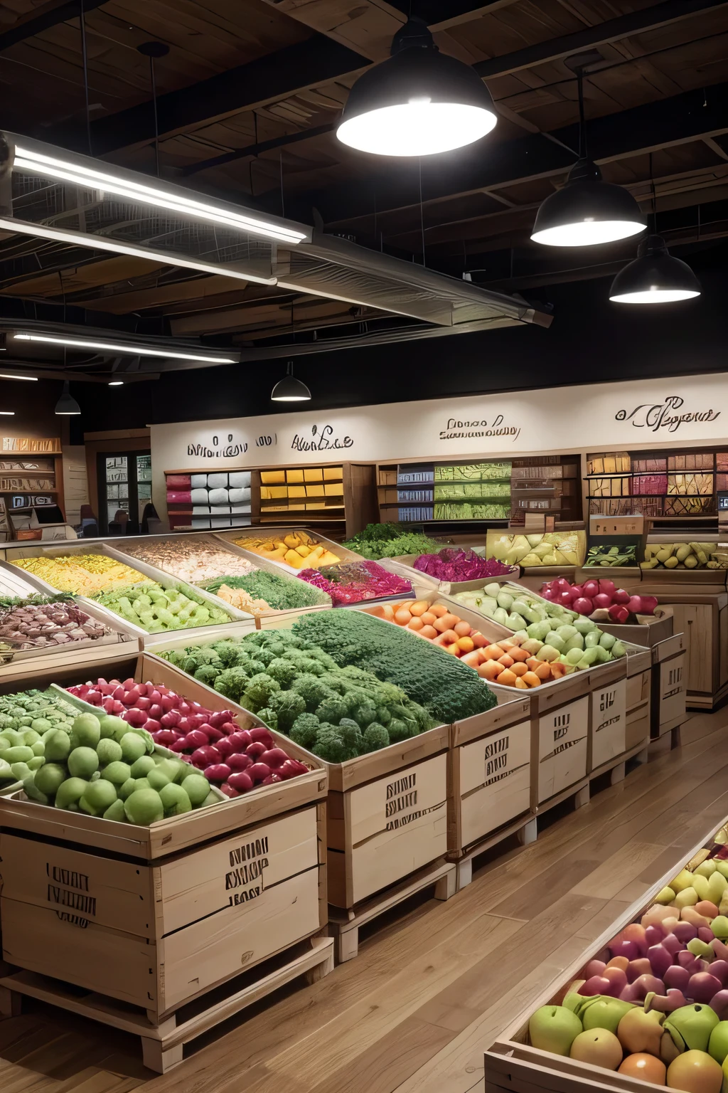 designer for a fruit and vegetable store