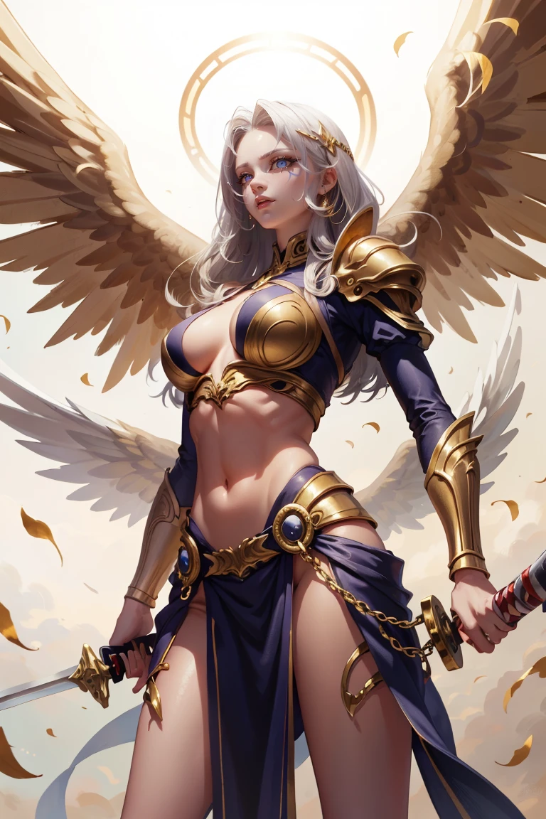 golden swordsman angel, sexly