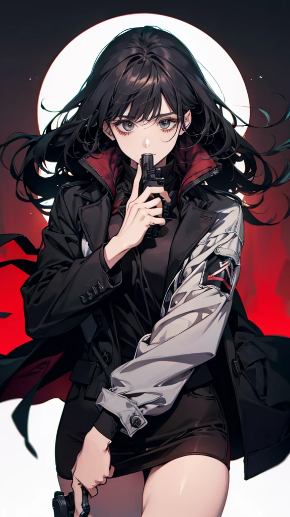 With a gun、Woman wearing a black jacket, from Girls&#39; Frontline, Girls&#39; Frontline style, Fine details. Girls&#39; Frontline, Girls&#39; Frontline cg, From Arknights, Girls&#39; Frontline, Automated Kidney, Girls&#39; Frontline universe, Amazing anime 8k, 2b nier automata, m4 sopmod ii Girls&#39; Frontline, Best anime 4k konachan wallpaper, 2b
