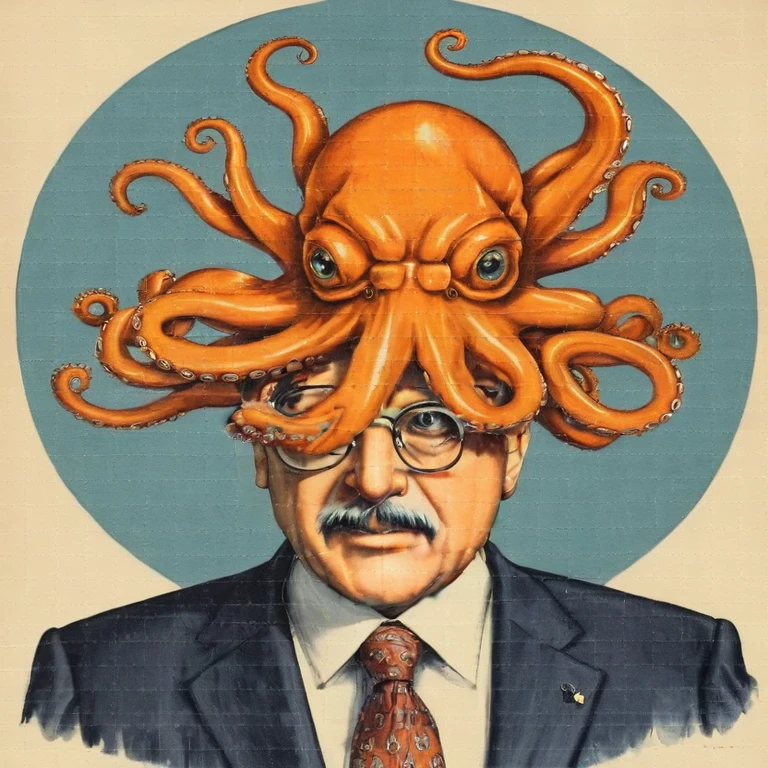 Remove one head and put the octopus head in place