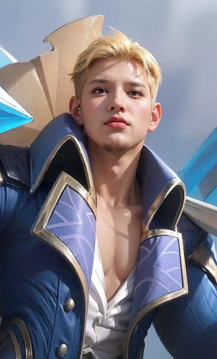 best quality,masterpiece,extremely detailed,high res,4k,ultra high res,detailed shadow,ultra realistic,realistic,dramatic lighting,1boys,solo,detailed face,realistic eyes,realistic skin,white dress,purple hair,dynamic pose, white lace dress