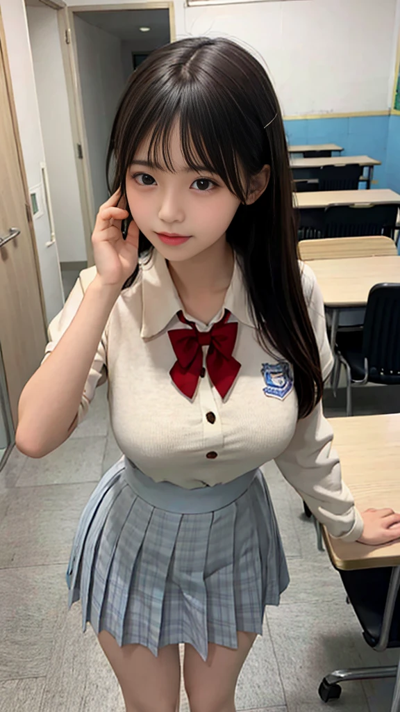 giganticbreasts、gaunt、high school student
teenager
at classroom