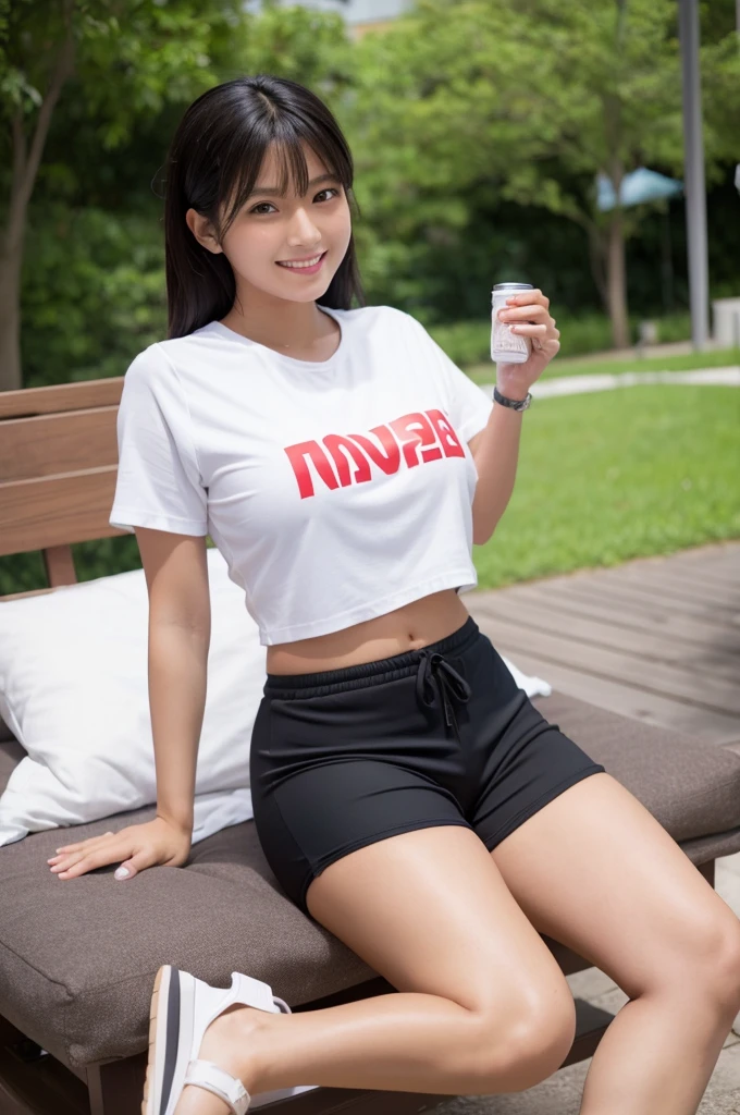 (8K, Best Quality, Masterpiece: 1.2), (Realistic, Photorealistic: 1.37), Super Detail, 1 Girl, 20 years old, Big, Beauty, Cute, Smile, Solo, (Redness of the Nose), (Smile: 1.15), (Mouth Closed), Volleyball, Underwear, Beautiful Eyes, Gymnasium, Balle Ball Court, (Long Hair: 1.2), Floating Hair Novafrog Style Upper body