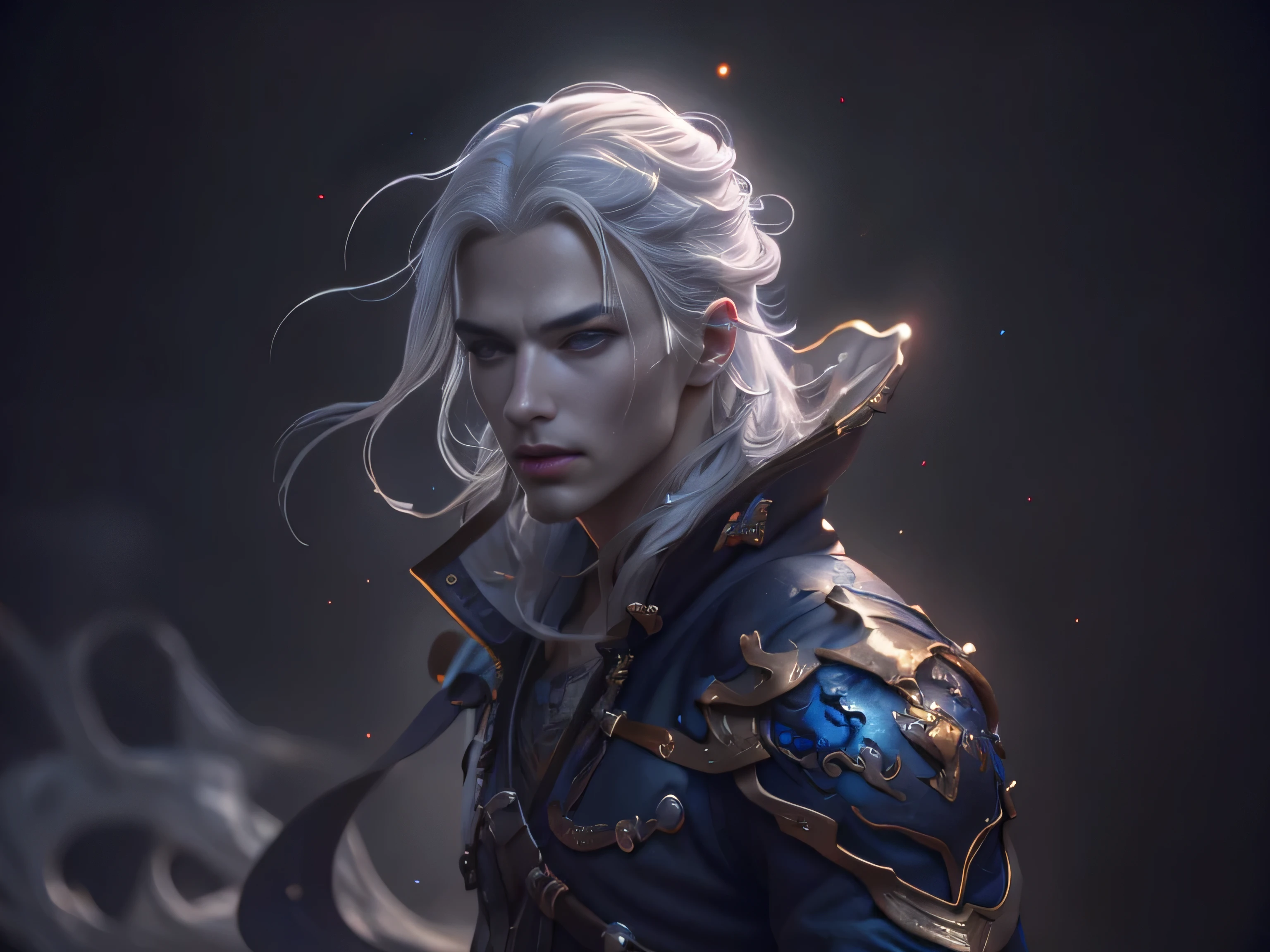 (Best Quality, 8K, Masterpiece, HDR, Soft Lighting, Picture Perfect, Realistic, Vivid), Male Humanoid Dragon (1.0), 1 Guy, Perfect Face, Super Detailed Photo of a Gorgeous Humanoid Dragon Man with Long White Hair, Side by Side lies a white dragon, Beautiful anime fantasy, background blur, anime fantasy, work in the style of Gouves, realism: 1.37, long white hair, plump lips, (Ultra high quality fantasy art), Masterpiece, male model, male character ultra high quality designs, detailed 8k anime art, realistic anime art, highest quality wallpapers, intricate ultra high quality accurate male characters faces, high quality designs and accurate physics (fantasy - ultra high quality art), dark fantasy style), masterpieces, super high quality quality characters, anime resolution - 8K, realistic anime art, wallpapers with the highest quality illustrations, ultra-high detail faces, high-quality design and accurate physics), color, depth of field, shadows, ray tracing, high-quality execution. -high quality and 8K resolution, (Accurate simulation of the interaction of light and materials)], [High-quality hair detail [Read more about beautiful and shiny white hair]], (Beautifully detailed hands [perfect fingers [Perfect nails]]], (perfect anatomy ( perfect proportions)))) [[Full-length]], [Perfect combination of colors (Accurate imitation of the interaction of light and material)], [art that conveys the meaning of the story](modified)